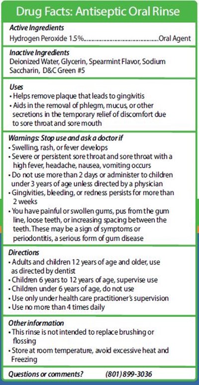 Antiseptic Labeling - Antiseptic Outer Labeling
